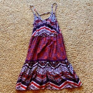 Strapped dress with details